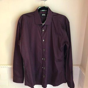 Unsimply stitched Purple Cotton Dress shirt